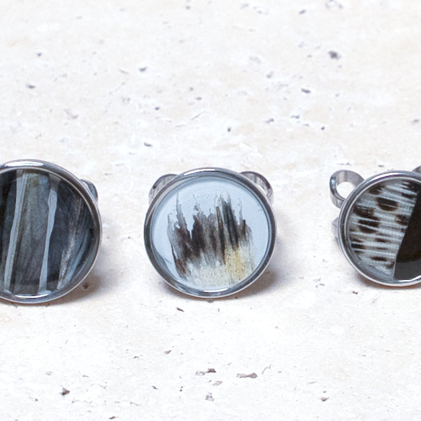 Composition Ring — Stainless Steel Circle, 18mm